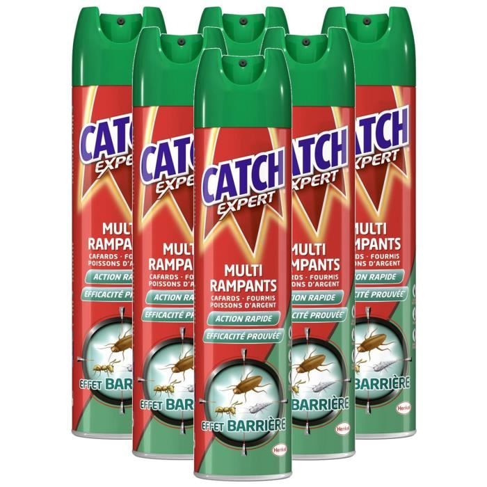 Aérosol Insecticide CATCH 400 Ml - Tous Insectes Volants Et Rampants - Neuf
