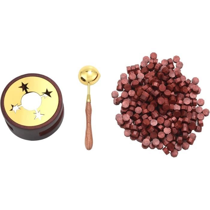 Cire à Cacheter Rouge – Bloc 430g – Made In Italy – Pour Lettres Et Déco