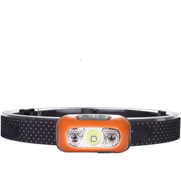 Lampe frontale LED HOMEFISH Rechargeable, Etanche, Capteur, Camping & Urgence - Sport & Plein air