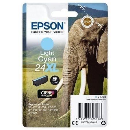 Epson Elephant 24XL Cyan clair