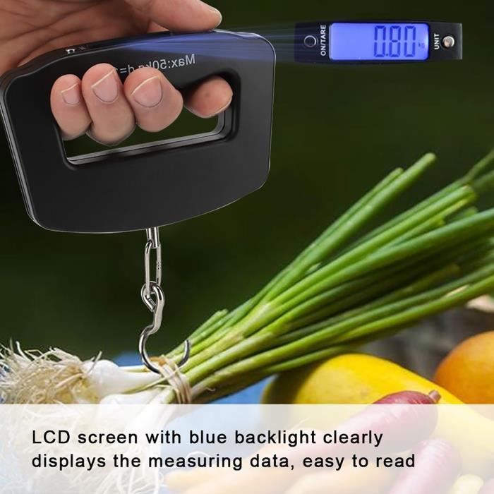 Balance De Tir à L'Arc MiOYOOW 110 LB - Portable Avec Affichage LED, Précision 0.1 LB Pour Archers Intérieur Extérieur