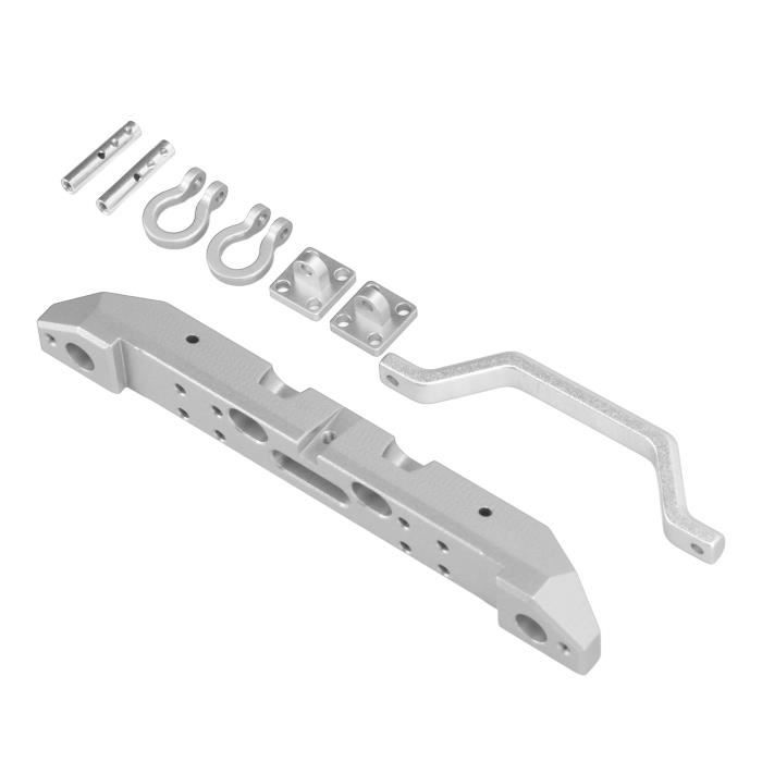 Pare-chocs Avant/arrière En Alliage Alu Pour Traxxas TRX4 1/10 - Accessoire RC Protection Anti-choc - Réglable En Hauteur - Montage Facile