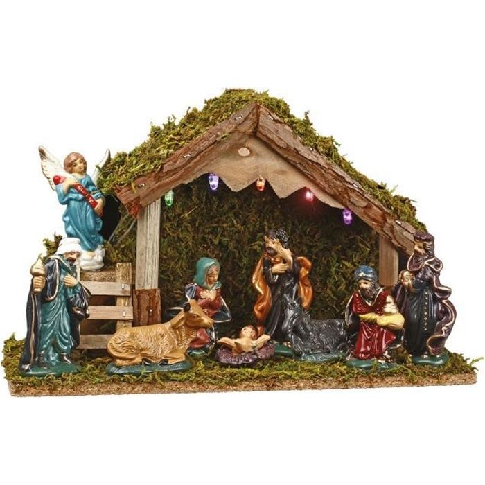 Achat Creche De Noel Lumineuse Decoration de Noel