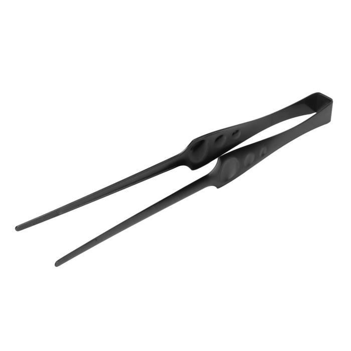 Pince Barbecue Leifheit ProLine 23cm - Acier Inoxydable, Embouts Nylon (Résiste à 160°C)