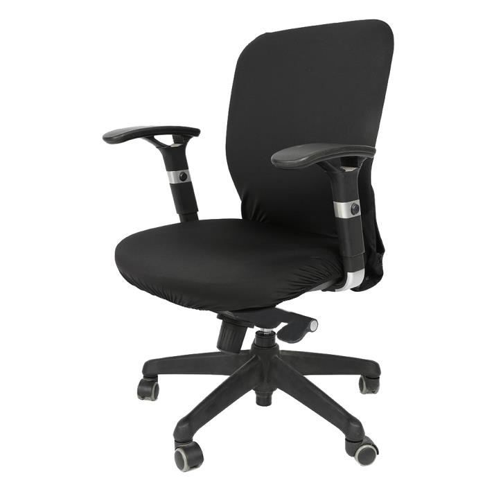 Housse de chaise - GOTOTOP - Housse de chaise de bureau - Polyester - Amovible - Lavable