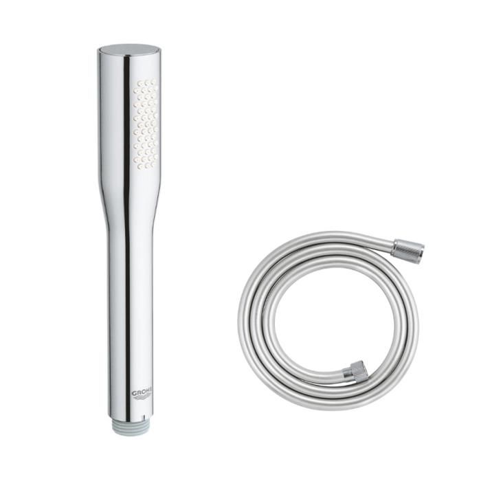 Grohe Pack douchette 1 jet Vitalio Get Stick chromé avec flexible 1500