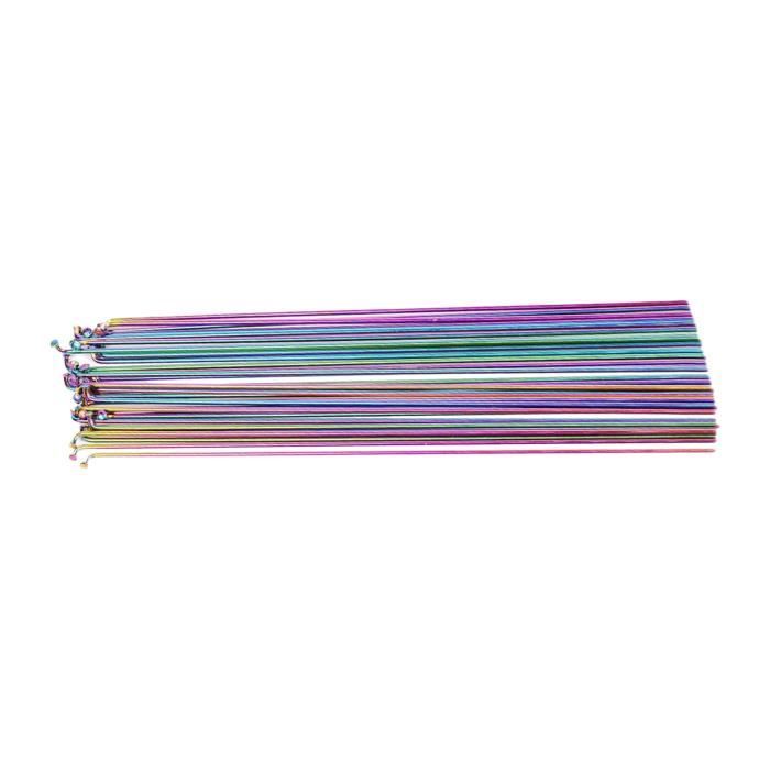 Rayons De Vélo En Acier 14G - Lot De 36, Longueur 94 Mm (sans Coude) | Pour VTT, Vélo De Montagne, Diamètre 2 Mm, Filetage M2x0.45 - 11