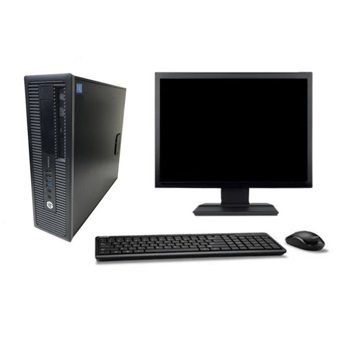 PC HP EliteDesk 800 G1 Ecran 22 Core i5-4570 RAM 8Go SSD 480Go Windows 10 Wifi Reconditionné - Hewlett-Packard reconditionné disponible sur Cdiscount Seconde Vie
