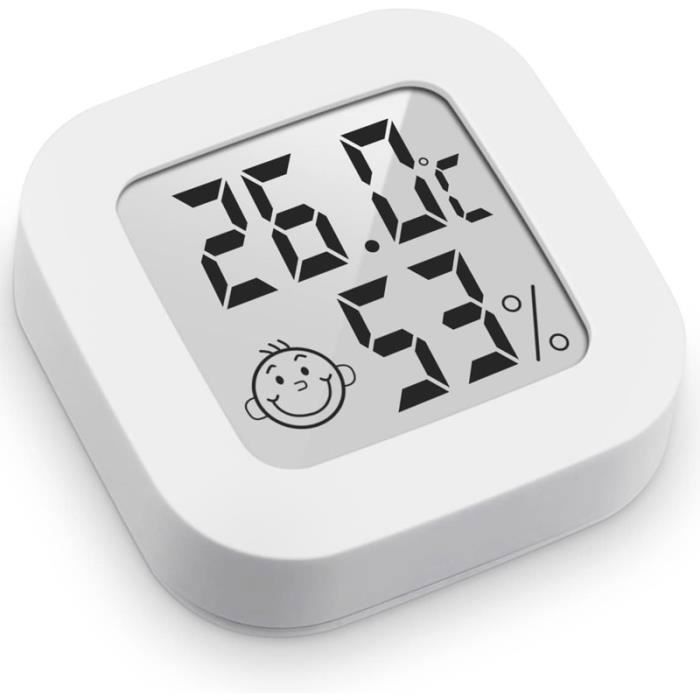 Meilleurs prix pour Thermometre interieur mini,hygrometre interieur Digital à Haute Précision-HYKJside-Moniteur de Température et Humidimètre,thermostat