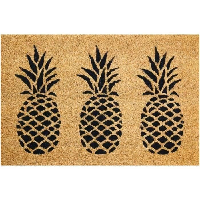 Tapis coco naturel ananas 40x60cm