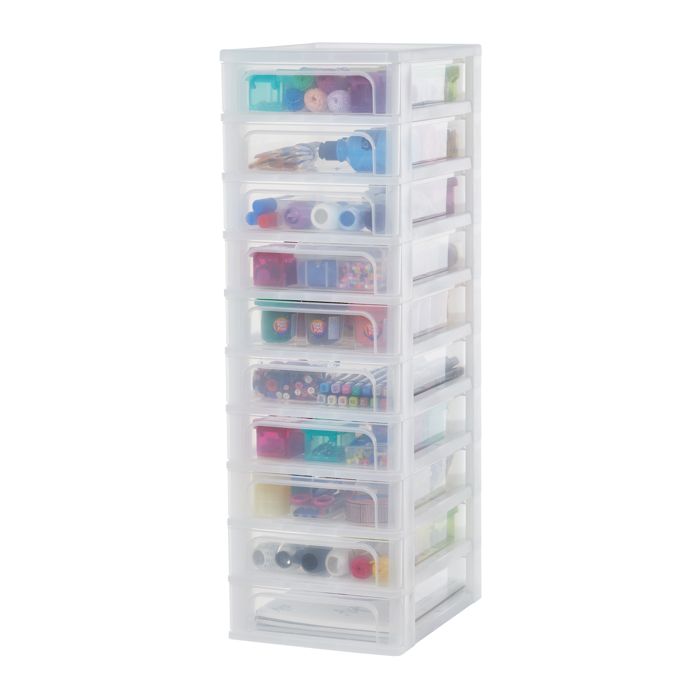 Iris Ohyama Caisson de rangement plastique A4 10 Petits Tiroirs Blanc OCH-2100 Iris Ohyama Caisson de rangement plastique A4 10 Petits Tiroirs Blanc OCH-2100