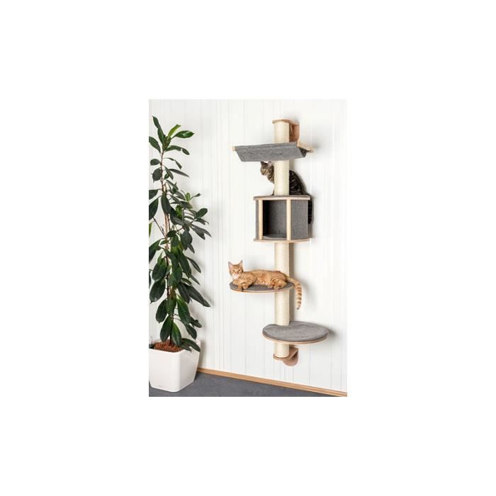 Arbre à Chat Mural Dolomit Gris Standard