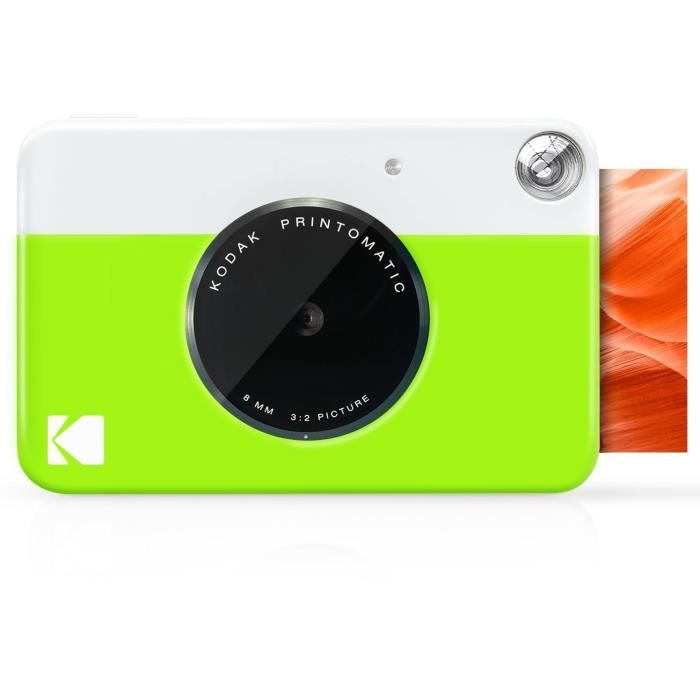 Appareil Photo numérique à Impression instantanée - KODAK - Printomatic - Vert