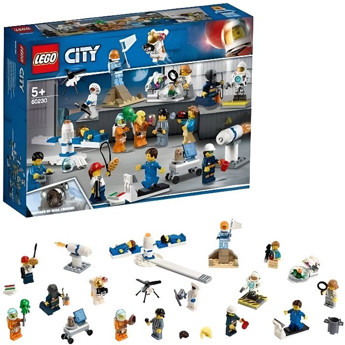 Lego 60230 City - Ensemble de figurines : la recherche et le développement spatiaux