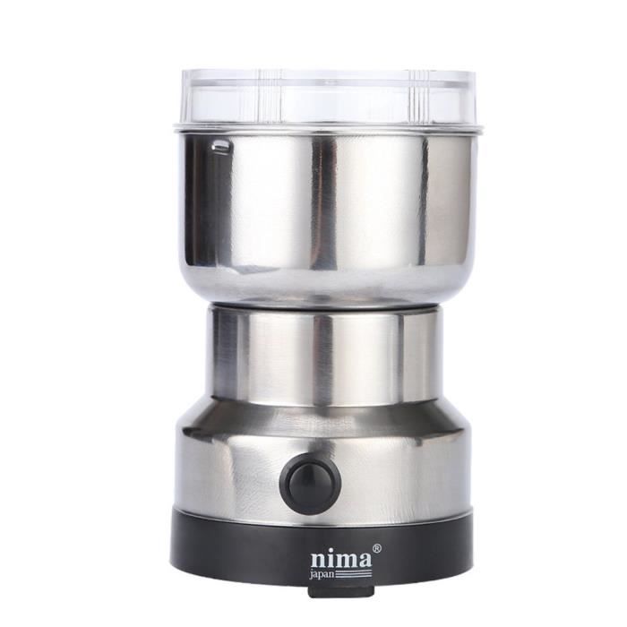 Moulin à Café Électrique La Moustache - 150W, 80g Capacité, Broyeur Lames Inox, Silencieux 60dB