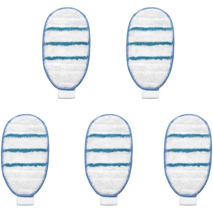 Lot De 8 Chiffons Microfibre Pour Nettoyeur Vapeur Kärcher - 4 Pour Sol + 4 Pour Main - EasyFix