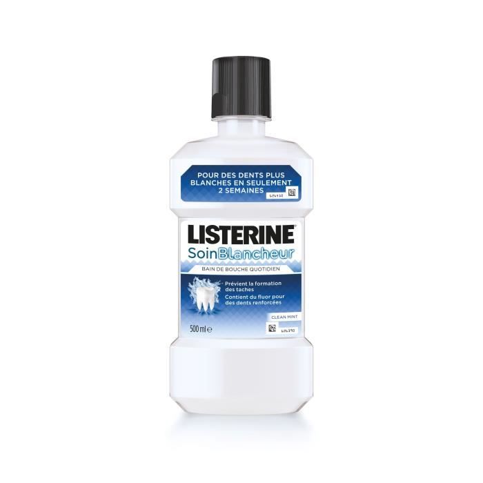 listerine bain de bouche soin blancheur 500ml cdiscount au quotidien