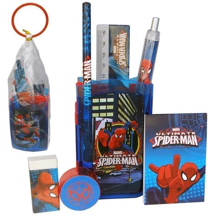 Carnet Spiderman Marvel A5 Avec Stylo - Couverture 3D Squishy, Papeterie Enfant Pour École Et Cadeau