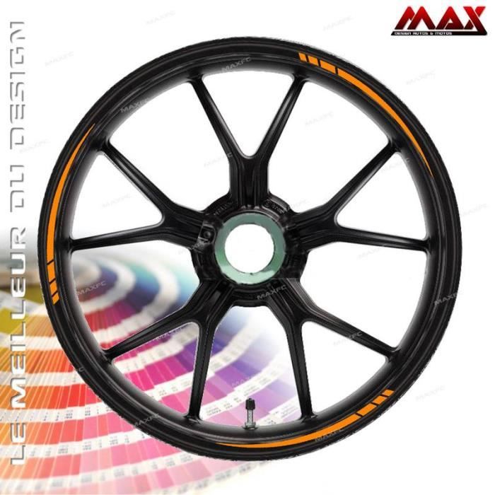 Liserets de Jante - ORANGE – moto R125 R3 R6 R1 M YZF FZ6 FZ8 FZ1 Fazer