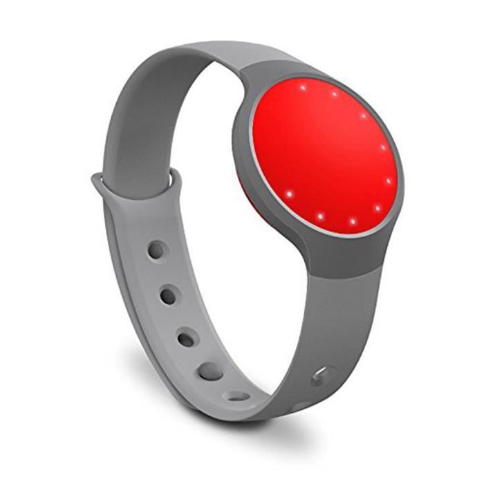 Tracker d'activité/sommeil - MISFIT - Flash - Rouge Gris