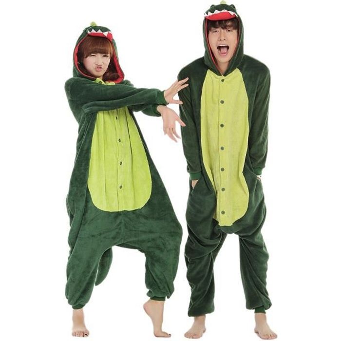 Combinaison Pyjama Dinosaure Vert Bébé, Animaux