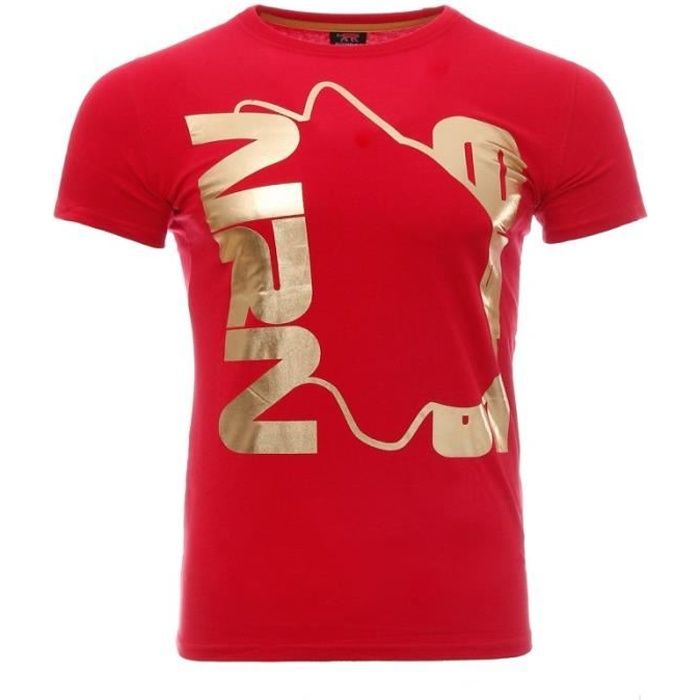 T-shirt rouge homme Airness Scotta