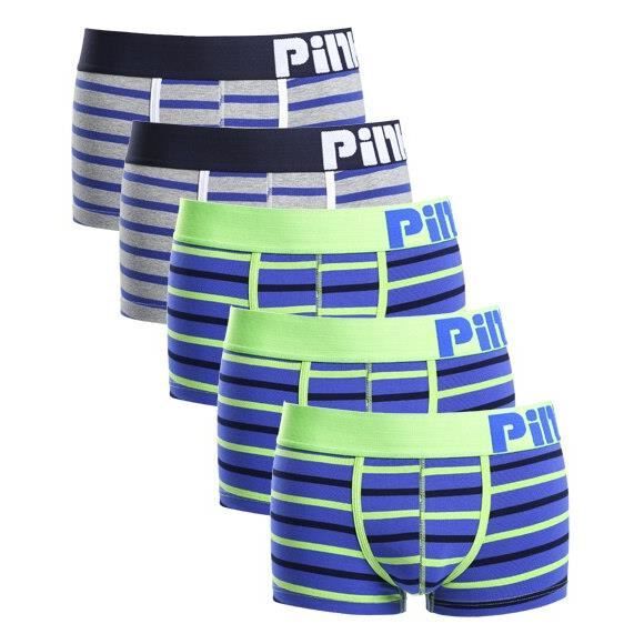 Lot De 5 Boxers Garçon En Coton - Caleçons Triangle 3-16 Ans (Figure 16, 2-3 Ans)