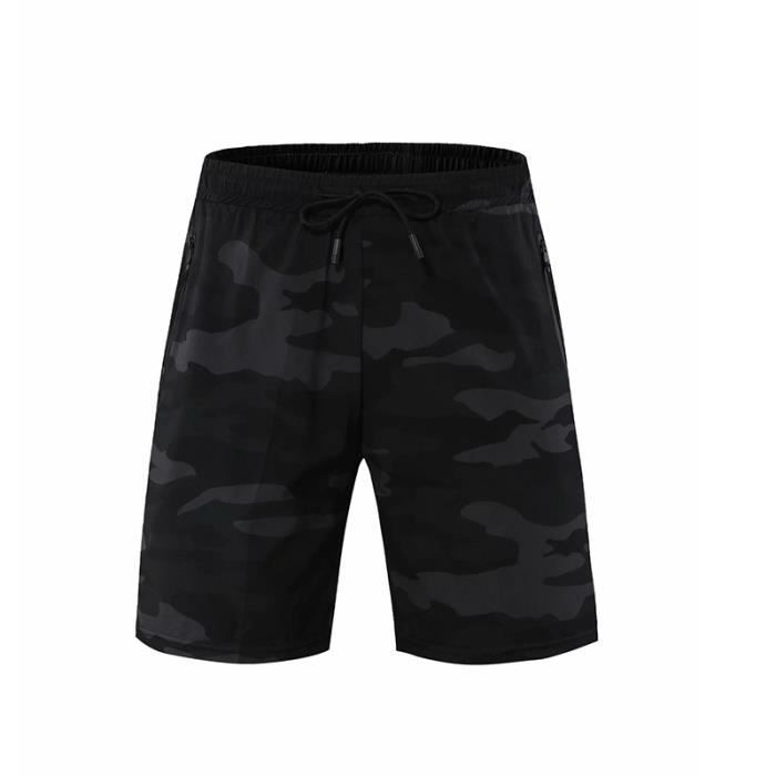 Short Sport Homme Séchage Rapide Danfiki - Poche Zippée Running Gym Jogging