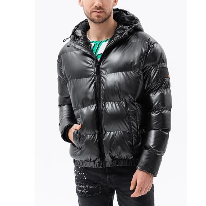 Doudoune capuche homme Doudoune 463 gris argent Gris Cdiscount