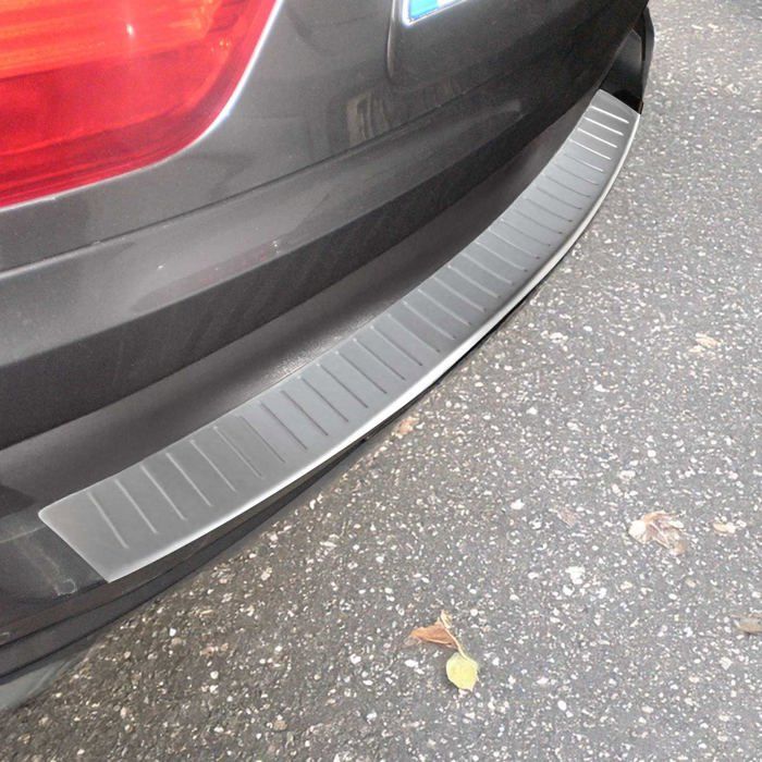 Protection Seuil De Coffre BMW X3 F25 2010-2017 - Bande De Protection Pare-Chocs Arrière En Acier Inox Chromé Brossé, Élégante Et Résistante