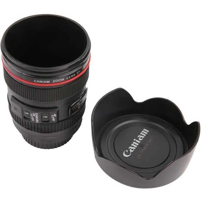 Gobelet Thermos Caméra Objectif Tasse de café tasse de café tasse caméra objectif photos