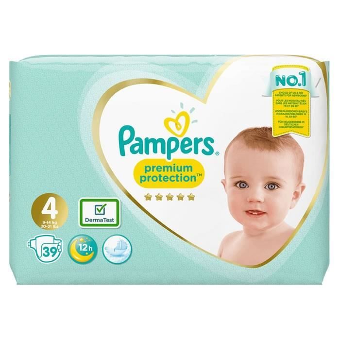 LOT DE 5 - PAMPERS Premium Protection  - Couches