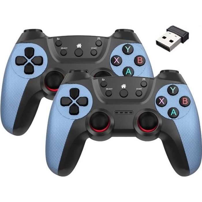 Manette de jeu sans fil - PIMPIMSKY - 2.4 G - Compatible Nintendo Switch - Turbo Combo - 8 touches programmables
