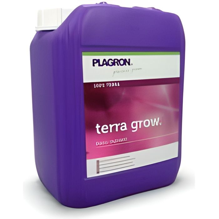 Pack Engrais Plagron 5L Terra Grow + Terra Bloom + Stimulants Racines Floraison Enzymes