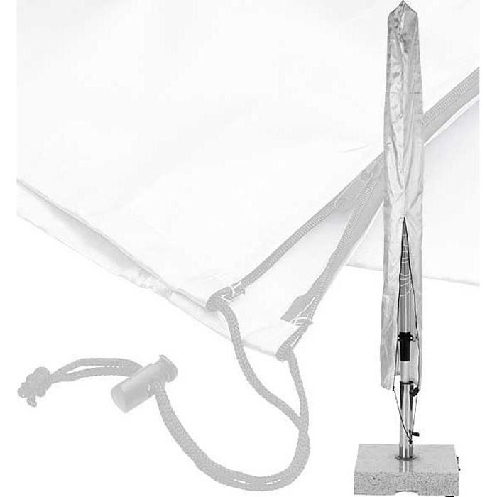 Deluxe Housse de protection pour radiateur de terrasse 220 x 52 cm
