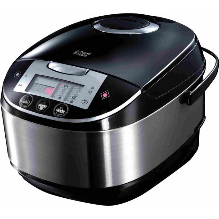 Russell Hobbs 21850-56 Multi Cuiseur 900W CookAtHome, 11 Programmes Combinables, Panier Vapeur, Gobelet Mesureur et 2 Cuillères Incl