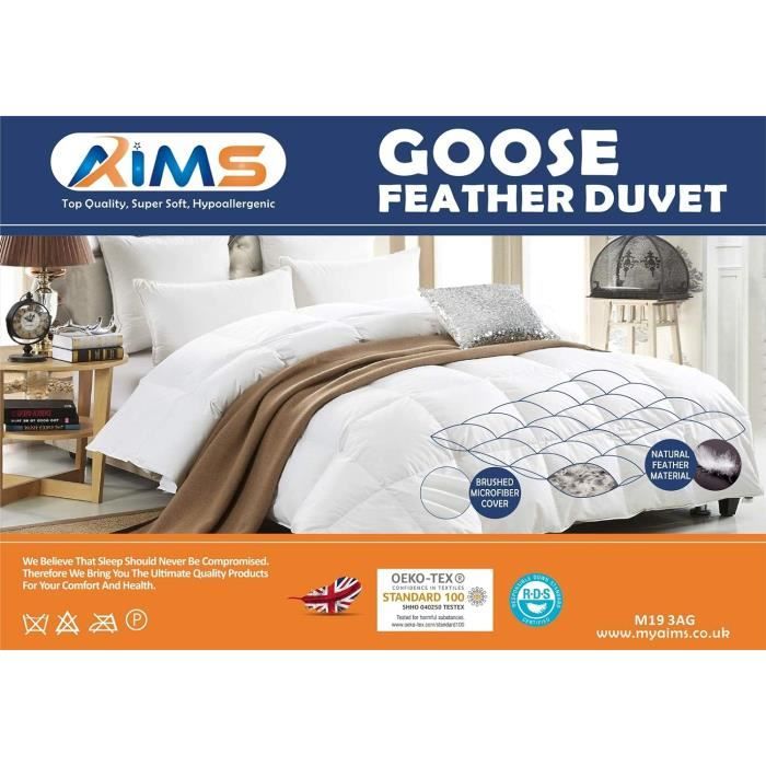 Goose Feather Down Quilt Super King 13.5 Tog Deluxe Duvet Best Hotel Quality Super Soft