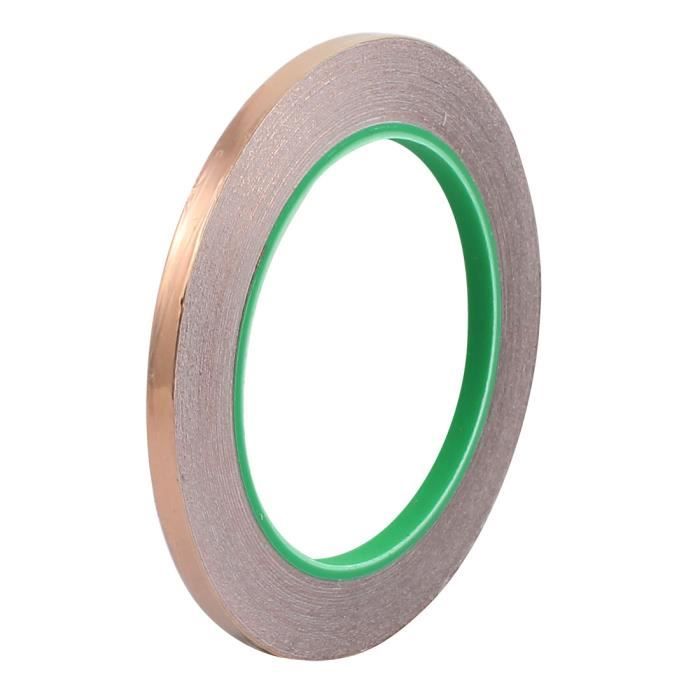 Kit Ruban Cuivre Conducteur Adhésif - 3 Rouleaux, Pour Vitrail, Blindage, Projets électroniques DIY