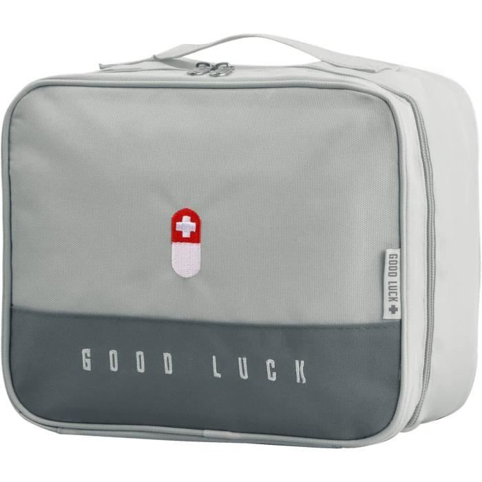 Trousse De Secours Vide 2 Pièces - Sac Médical Étanche - Grande Capacité - Pour Maison, Voyage