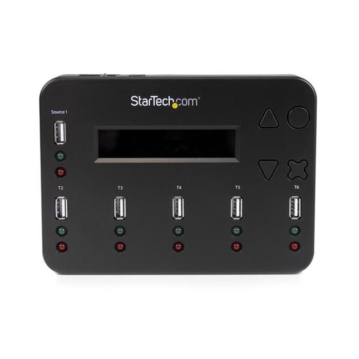 StarTech.com Duplicateur et Effaceur Autonome de 1 à 5 clés USB Copieur de Plusieurs Clés USB Copie Système et Fichier et Secteur par Secteur 1 5 Gomin Effacement en 3 Passes Affichage LCD Neuf - vue 4