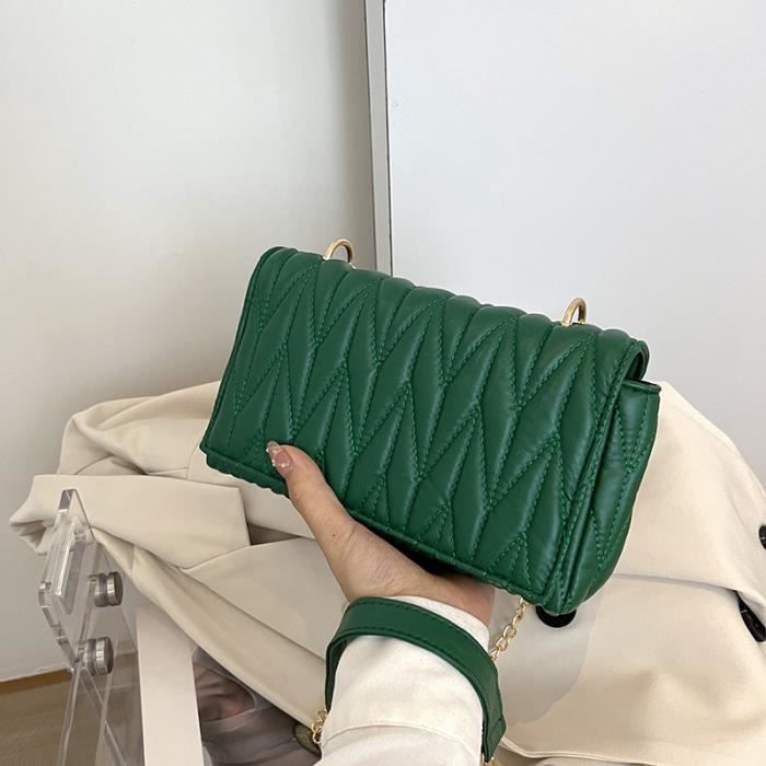Femme Chinois Sac Bandoulière Brodé Floral Faux Perle Chaîne Gland