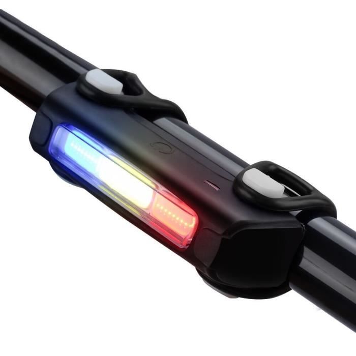 ThorFire Lumières Vélo Éclairage Vélo Feu Arrière Super Lumineux Phare Vélo USB Rechargeable 5 Modes Lampe de Vélo LED Étanche