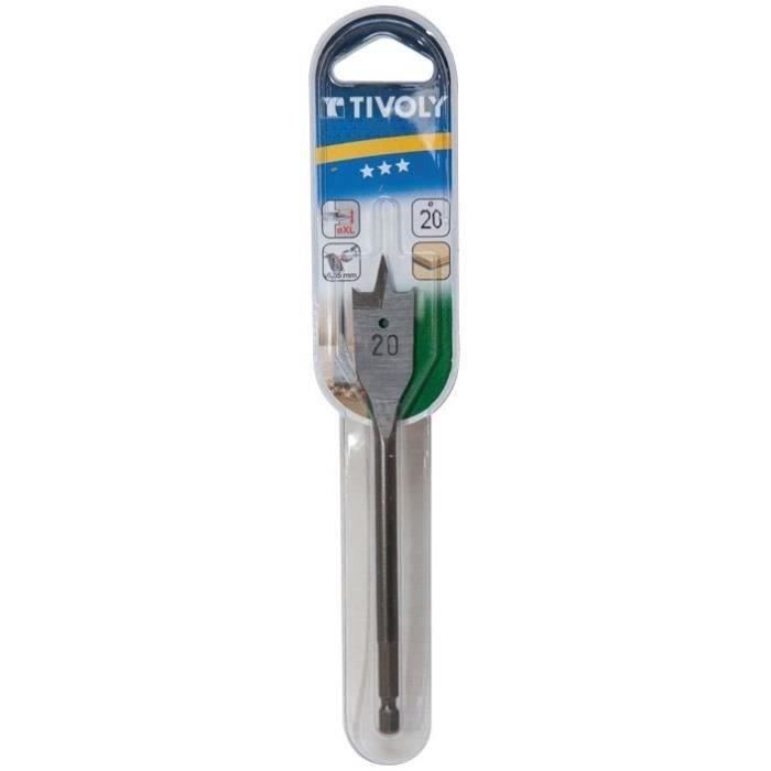 Mèche - bois plate - D: 20 mm