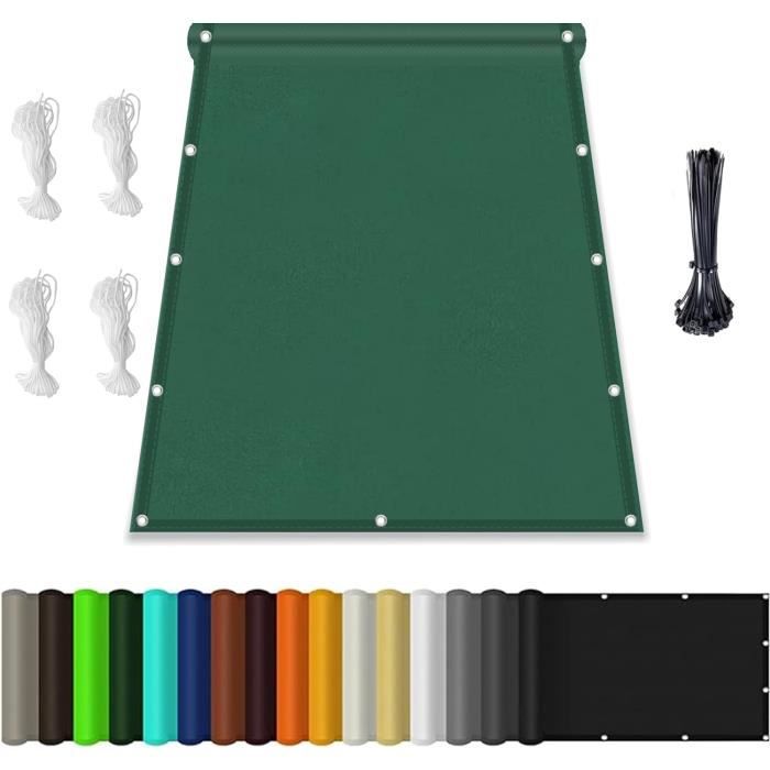 Rideaux Extérieur Transparents MIULEE - 2 Panneaux 137x245 Cm | Imperméables, Protection Solaire | Pour Tonnelle, Terrasse