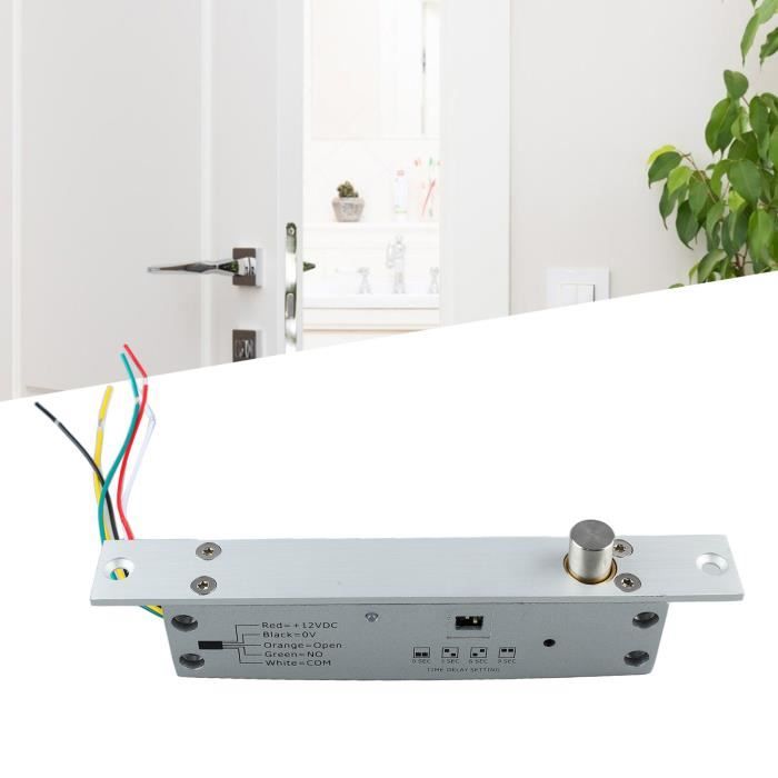 Serrure électromagnétique 12V 350mA - Verrouillage Par Solénoïde, Pour Porte, Gâche électrique, Neuf