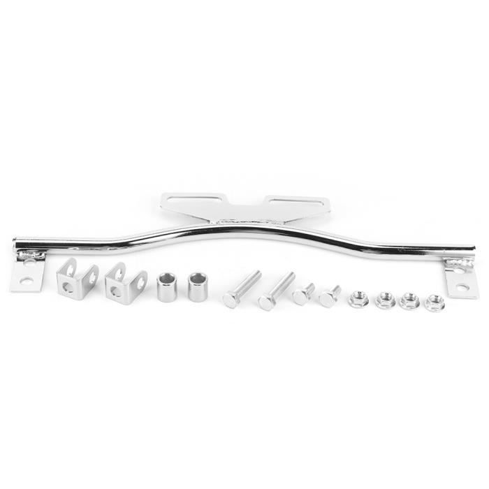 Supports De Projecteur Antibrouillard Moto - Lot De 2 Pièces En Alliage D'aluminium Noir - Pour Fixation Phares Additionnels LED - Diamètre De Perçage 8 Mm - Universel - 2