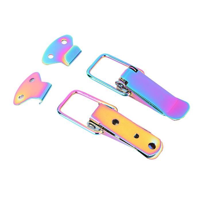 2 Goupilles De Fermeture Rapide Pour Capot/pare-chocs - Aluminium Et Acier - Diamètre 3 Cm - Pour Customisation Auto - 7