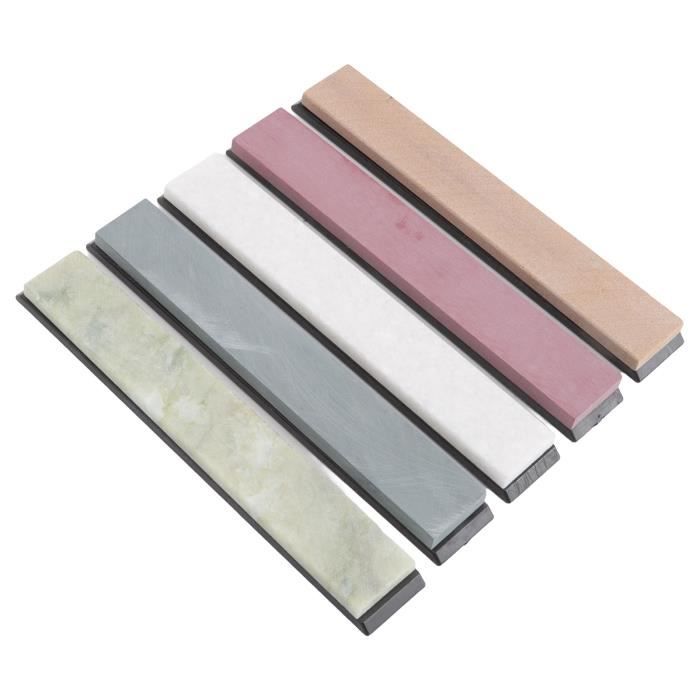 12 Pierres à Aiguiser Corindon Blanc CBRIGHT - Lot Grains 320 à 1200 Pour Outils Et Couteaux
