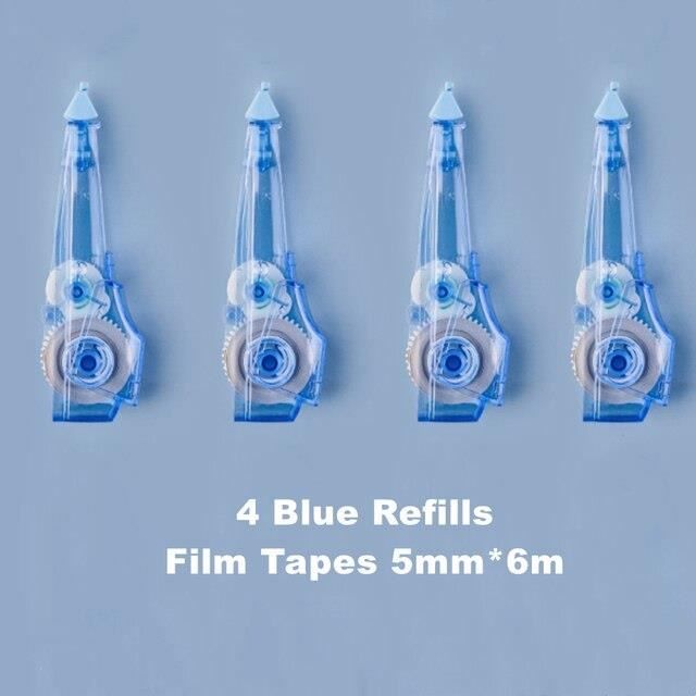 Lot De 5 Rouleaux Correcteurs Blancs | 6 M X 5 Mm | Mini Format Portable | Pour Bureau, école, Maison