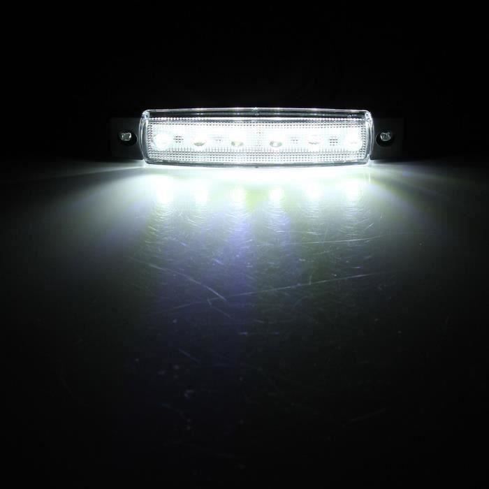 6 Led Orange Feux De Gabarit A 12V Remorques Chassis Caravane - Foto 9